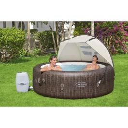 Lay-Z-Spa Toldo Hinchable para Spa, Universal para todos los Lay-Z-Spa, Protección UV UPF 30+, Ventanas de Malla, Impermeable