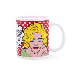 Quid Taza Cerámica Comic 33 cL Multicolor Apto Lavavajillas y Microondas Precio: 1.79000019. SKU: B14Y7RCQSQ