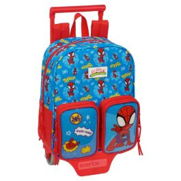 Safta Mochila 232 con Carro y Bolsillos Frontales Spidey 270x220x100 mm Precio: 29.88999959. SKU: B15X2KE3XN