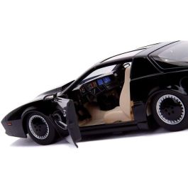 Coche de metal fantástico kitt con luz escala 1:24 30x15x11 cm Coche de metal fantástico kitt con luz escala 1:24 30x15x11 cm