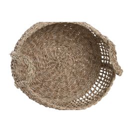 DKD Home Decor Cestas Tropicales de Seagrass Naturales 40 x 28 x 40 cm, Set de 2 unidades
