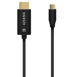 AISENS - CABLE CONVERSOR ALUMINIO USB-C A HDMI 2.1 8K@60HZ, USB-C/M-HDMI/M, NEGRO, 2.0M Precio: 27.78999982. SKU: B17JSZDQ2Q