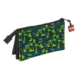 Safta Estuche Portatodo Triple Compartimento Minecraft Tnt 120x220x30 mm Safta Estuche Portatodo Triple Compartimento Minecraft Tnt 120x220x30 mm