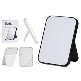 Berilo Espejo de Plástico Grande, Colores Surtidos Aleatorios (Blanco o Negro), 14.3 x 20 x 1.7 cm (36 Unidades) Precio: 59.89000028. SKU: B1HP72M6EM