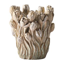 Jarron Shabby DKD Home Decor Gris 21 x 23 x 21 cm Precio: 20.98999947. SKU: B1EKFFM74T