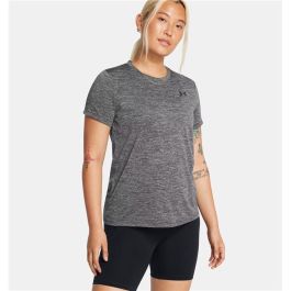 Camiseta de Manga Corta Mujer Under Armour 1384230-025 Gris oscuro (L)
