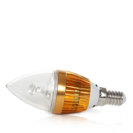 Bombilla LED E14 3W 240Lm 6000ºK 12VAC/DC 40.000H JL-12V-E14-3W-CW