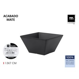 Bol de melamina mate negro 13x7 cm - La Mediterranea (24 Unidades) Precio: 41.50000041. SKU: B16CA9EBGG