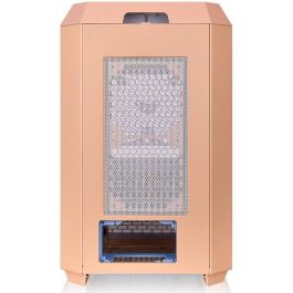 Thermaltake Tower 300 Peach Fuzz Micro Torre para PC Color Durazno, Soporte Ventiladores 120/140mm y Discos Duros 2.5/3.5 Pulgadas