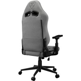 COUGAR Silla Gaming Explore Royal Ash F, Silla para Videojuegos Universal de Tela Negro/Gris, Soporta hasta 120kg
