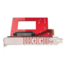 StarTech.com PEX4SFF8639U3 Tarjeta Adaptadora U.3 NVMe a PCIe 4.0 x4 para SSD 2.5" - Compatible con TAA