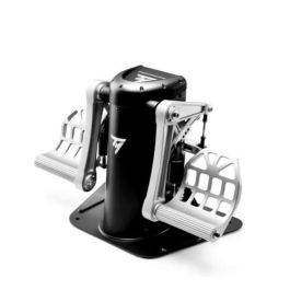 Thrustmaster TPR Rudder Negro, Plata - Simulador de Vuelo Analógico para PC, Referencia 2960809