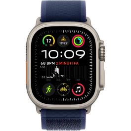 Apple Watch Ultra 2 GPS + Cellular 49mm Natural Titanium Case con Blue Trail Loop - M/L