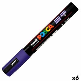 Rotulador de pintura acrílica POSCA PC-5M Azul oscuro 1,8-2,5 mm (6 Unidades) Precio: 24.50000014. SKU: B1G3SYXMXM