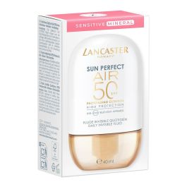 Lancaster Sun Perfect AIR MINERAL Fluido Invisible Diario SPF50 40 ml - Protección Solar Alta para Piel Sensible, Sin Fragancia