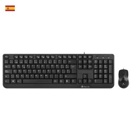 Teclado y Ratón Óptico NGS NGS-KEYBOARD-0271 Negro Precio: 11.49999972. SKU: S7813521