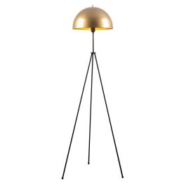 Lámpara de Pie de Estilo Moderno Orel, Color Oro y Negro, Con Casquillo 1xE27 (Bombilla No Incluida) [OPV-521SHN1528]
