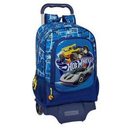 Mochila Escolar con Ruedas Hot Wheels Sonny Azul marino 32 x 42 x 14 cm Precio: 36.49999969. SKU: B1DMETJ3R5