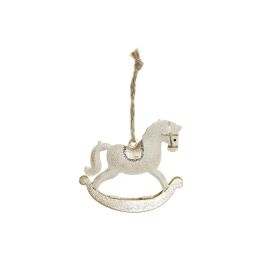 DKD Home Decor Decoración Colgante de Navidad Caballo Balancín Fantasía Dorado Beige Set de 6 Unidades (1 x 5.5 x 6.5 cm) Precio: 28.52454. SKU: B1K49VPKGS