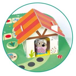 Goula Juego Caperucita Roja de Madera ¡Ayuda a Caperucita a Llegar a Casa de la Abuelita! para Niños a partir de 2 Años