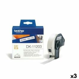 Rollo de Etiquetas Brother DK-11203 17 x 87 mm (3 Unidades) Precio: 29.49999965. SKU: B18EMCT2HE