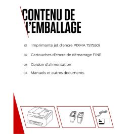 Canon PIXMA TS7550i Impresora Inyección Tinta Multifunción Color Wi-Fi Duplex Pantalla OLED para Hogar/Oficina
