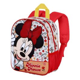 KARACTERMANIA Mochila Preescolar Minnie Disney 3D Flowered 31cm con Bolsillo Lateral y Espalda Acolchada