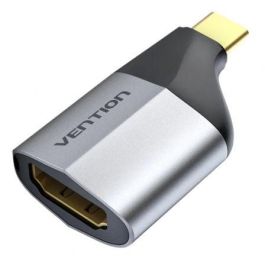 Vention TCDH0 - Adaptador USB Tipo-C Macho a HDMI Hembra 4K UHD 2160p HDMI 1.4, Conectores Dorados, Carcasa Aluminio Gris Precio: 10.78999955. SKU: B17DXLTWPW