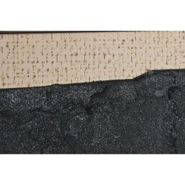 DKD Home Decor Cuadro Moderno Lienzo y PS Marrón Negro 103x4,5x143cm (2 Unidades)
