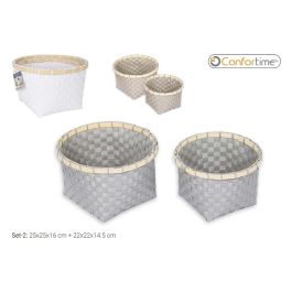 Confortime Set de 2 Cestas de Ordenación Redondas en PP (6 Unidades) Precio: 36.68999994. SKU: S2212948