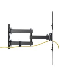 Equip 650413 Soporte TV Pared Orientable Doble Brazo Articulado para Pantallas 23"-55" VESA hasta 400x400 Movimiento Completo Negro