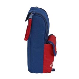 Estuche Escolar Safta University Rojo Azul marino (6 x 21 x 6 cm)