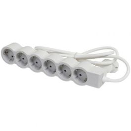 Regleta Legrand 694572/ 6 Tomas de corriente/ Blanca y Gris Regleta Legrand 694572/ 6 Tomas de corriente/ Blanca y Gris
