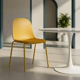 Silla Amarillo Pp-Metal Interior 46 X 51 X 85 cm Precio: 66.5016. SKU: B162YX766F