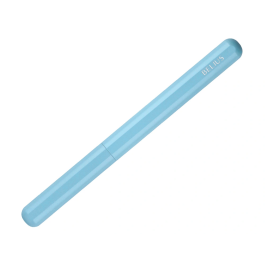 Belius Roller Space B y Funda de Similpiel, Minimalista Azul Tinta Azul, Punta 0.7 mm