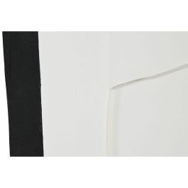 Cuadro Moderno DKD Home Decor Blanco Negro 3.8 x 102 x 82 cm (2 Unidades)