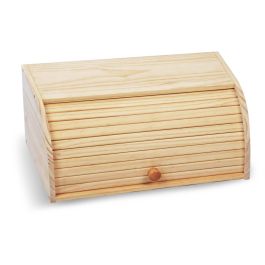 Quttin Panera de Madera con Persiana 40 x 25.5 x 18 cm para Cocina y Despensa (4 Unidades)