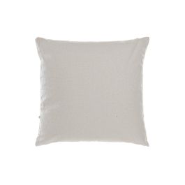 DKD Home Decor Cojin Moderno Blanco Gris 45 x 10 x 45 cm Algodon Polyester (4 Unidades)
