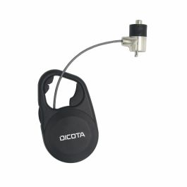 DICOTA Security Cable T-Lock Retráctil con Llave para Ranura 3x7mm