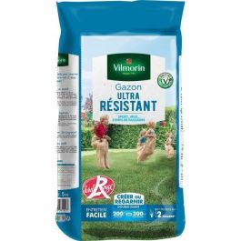 Vilmorin VIL3182670261527 Semillas de Césped Ultra-resistentes Etiqueta Roja - 5 kg