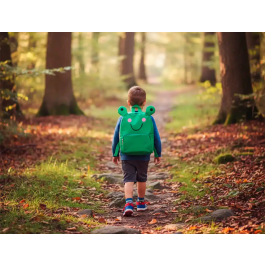 Imaginovo Mochila infantil Backpack Buddies rana, 2 compartimentos, poliester 280x90x200 mm, 5.5L