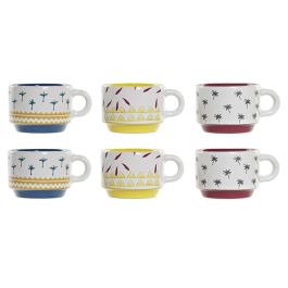 DKD Home Decor Tazas de Café Gres Colonial Africa Turquesa Azul 90 ml, Set de 6 Piezas Apto Microondas y Lavavajillas Precio: 14.49999991. SKU: B1FCCNHQ9A