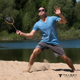 Schildkröt Speed 2200 Juego de Bádminton completo para Principiantes y Ocio - Incluye 2 Raquetas de Aluminio Ligeras y 3 Volantes