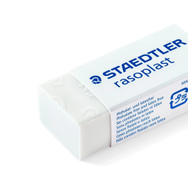 Staedtler Goma de borrar 526 B30 Plástico para Lápiz Blanca Unidad