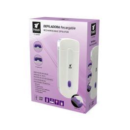 Thulos Depiladora Recargable TH-BY08 con Luz, 2 Cabezales y Cepillo de Limpieza