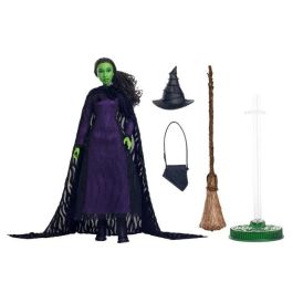 Mattel HXY38 Muñeca Wicked Elphaba con Detalles de Pelo Trenzado y Articulación para Múltiples Poses, Figura Coleccionable de la Película