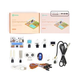 Microbit Kit Sensores Inteligentes para Agricultura Inteligente con IoT:bit, Sensores de Temperatura, Humedad y Nivel de Agua