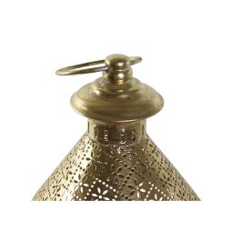 Portavela Arabe DKD Home Decor Dorado 18 x 35.5 x 18 cm