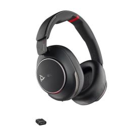 HP Poly Voyager Surround 85 UC Microsoft Teams Certified Auriculares Bluetooth Boomless USB-C con Adaptador y Base de Carga