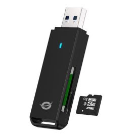 Conceptronic Lector de Tarjetas Externo USB 3.0 Compatible con SD, SDHC, SDXC, Micro SD/T-Flash, Micro SDHC, Micro SDXC